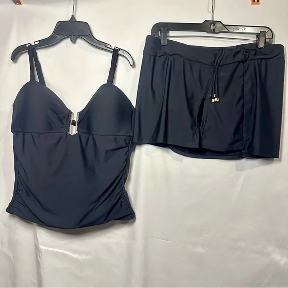 Women’s Black Tankini Swimwear - Picture 3 of 8